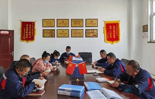 新疆庆华集团能源开发有限公司组织学党史专题党日活动